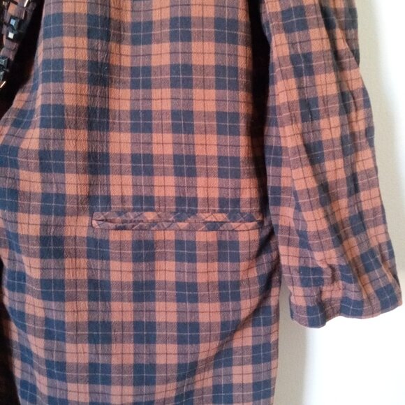 Vintage 1980s IB DIFFUSION Brown Design Jacket / Blazer with Sequins - Picture 4 of 7